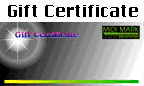 gift certificate avail.